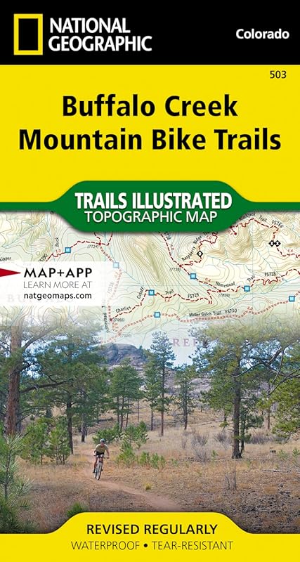 National Geographic Buffalo Creek Mountain Bike Trails Illustrated Map