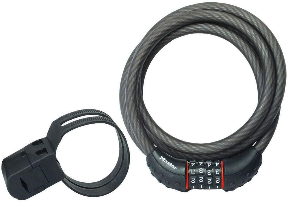 Master Lock 6ft Cable Combination Bike Lock Set Your Own Code