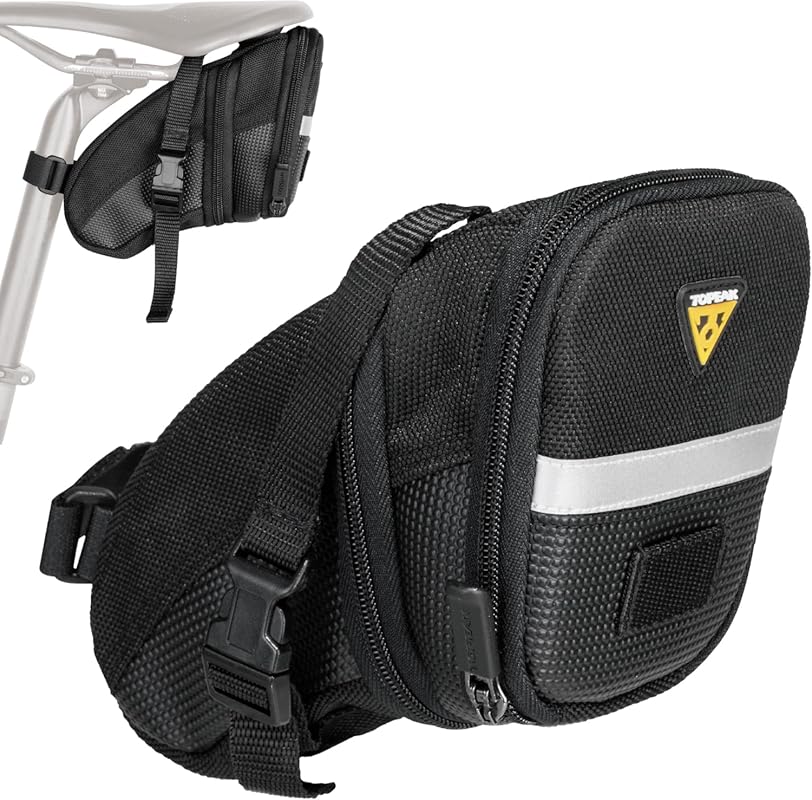Topeak Aero Wedge Pack Medium Black Strap Mount Bike Bag