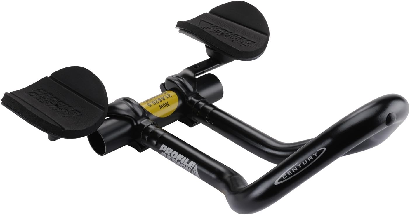 Black Carbon-Fiber Aero Bar for Road & Triathlon Cycling