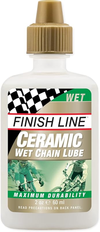 Finish Line Ceramic Wet Bicycle Chain Lube – Advanced Racing Lubricant