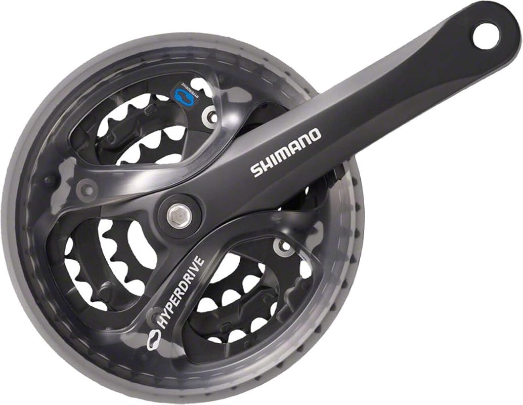 Shimano M361 Hybrid Crankset in Black – Durable & Efficient Cycling Co