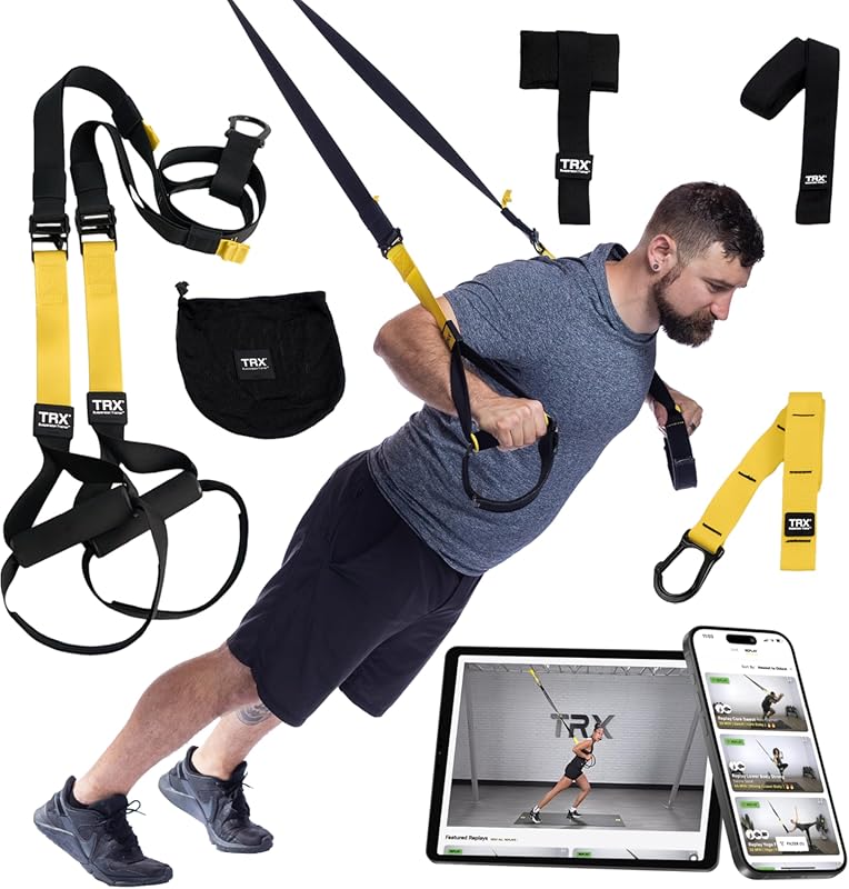 TRX All-In-One Home Gym System – Complete Suspension Training Kit for