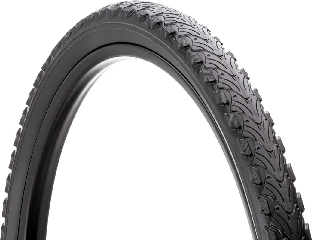 Schwinn 26x2.0 Hybrid Bike Tire – Wide Tread Knob Spacing, Fits 19-29m