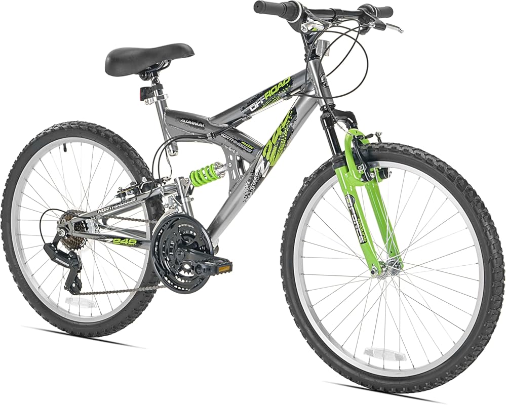 Kent International Northwoods Aluminum Full Suspension Mountain Bike –