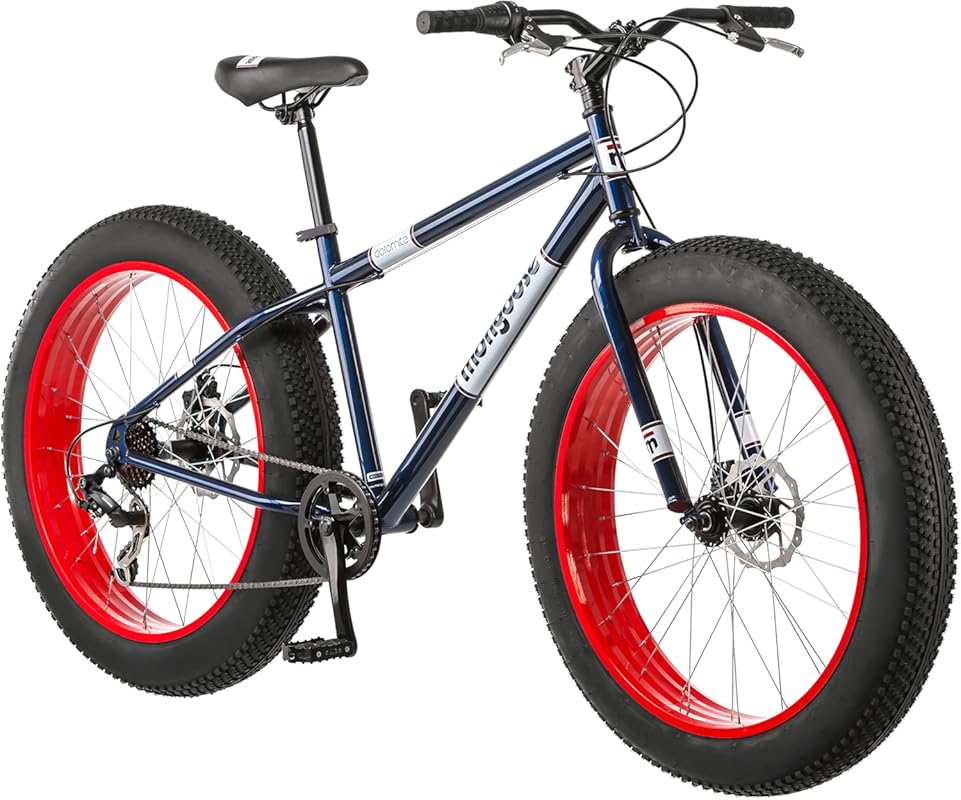 Mongoose Dolomite Fat Tire Men's Mountain Bike – Heavy-Duty Build & Ag