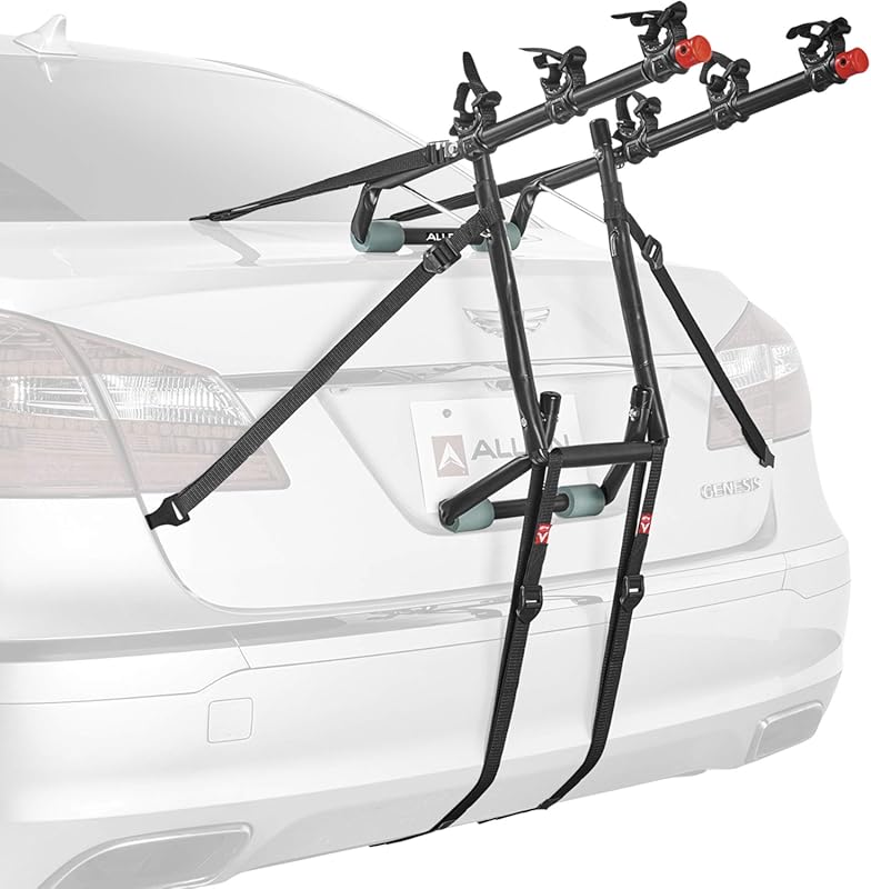 Allen Sports Deluxe Trunk Mount 3-Bike Carrier, Black, Model 103DN-R