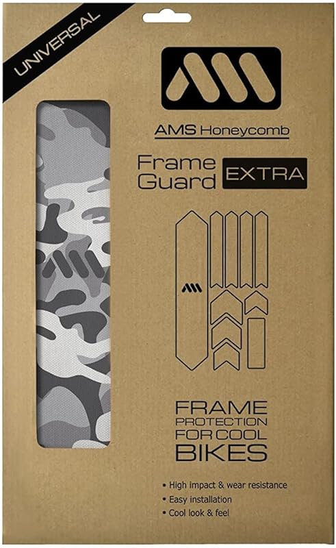 All Mountain Style Universal Bike Frame Protector Set, 10-Piece Honeyc