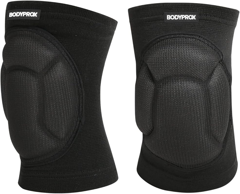 Bodyprox Thick Sponge Anti-Slip Knee Sleeve for Collision Protection