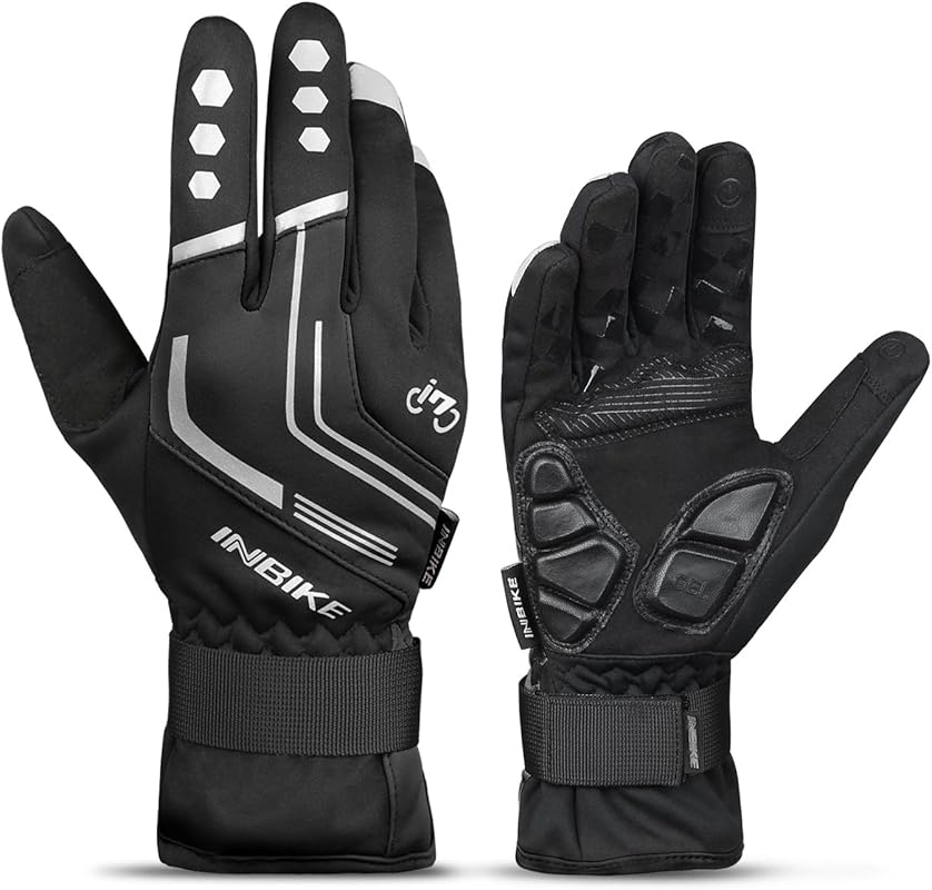 INBIKE Winter Cycling Gloves for Men - Windproof, Thermal, Touch Scree