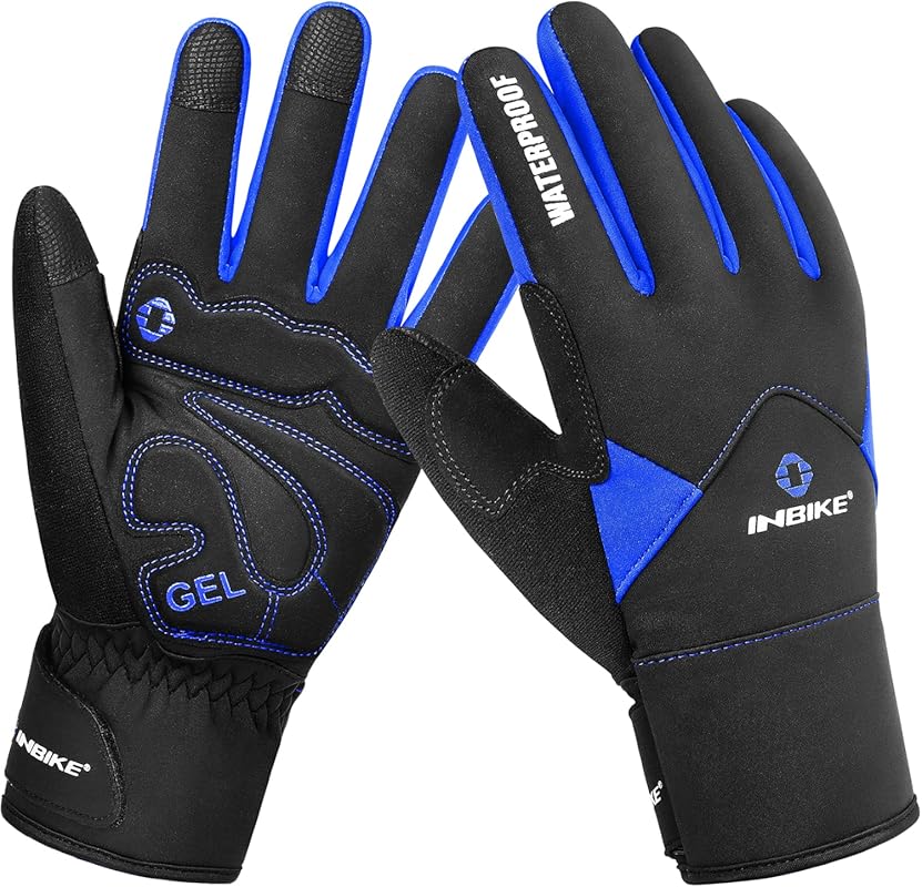INBIKE Winter Cycling Gloves for Men Women - Thermal, Windproof, Touch