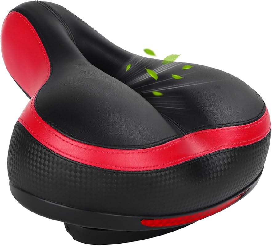 Tonbux Memory Foam Bike Saddle Dual Shock Absorbing Ball Universal Fit