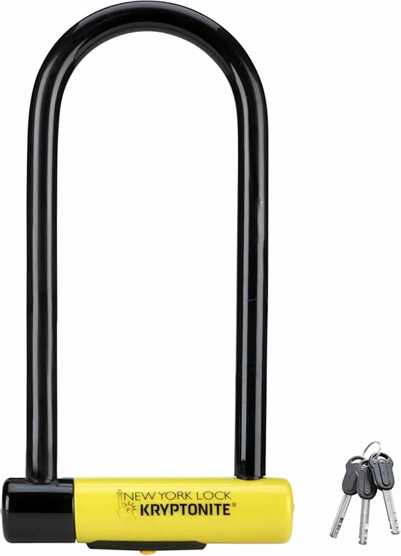 Kryptonite New York Long Shackle Gold U-Lock 16mm Anti-Theft