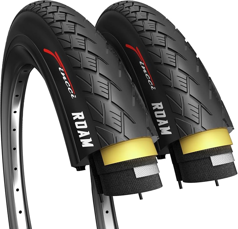 Fincci Pair 700x35c Foldable Tires with 1mm Antipuncture Protection fo