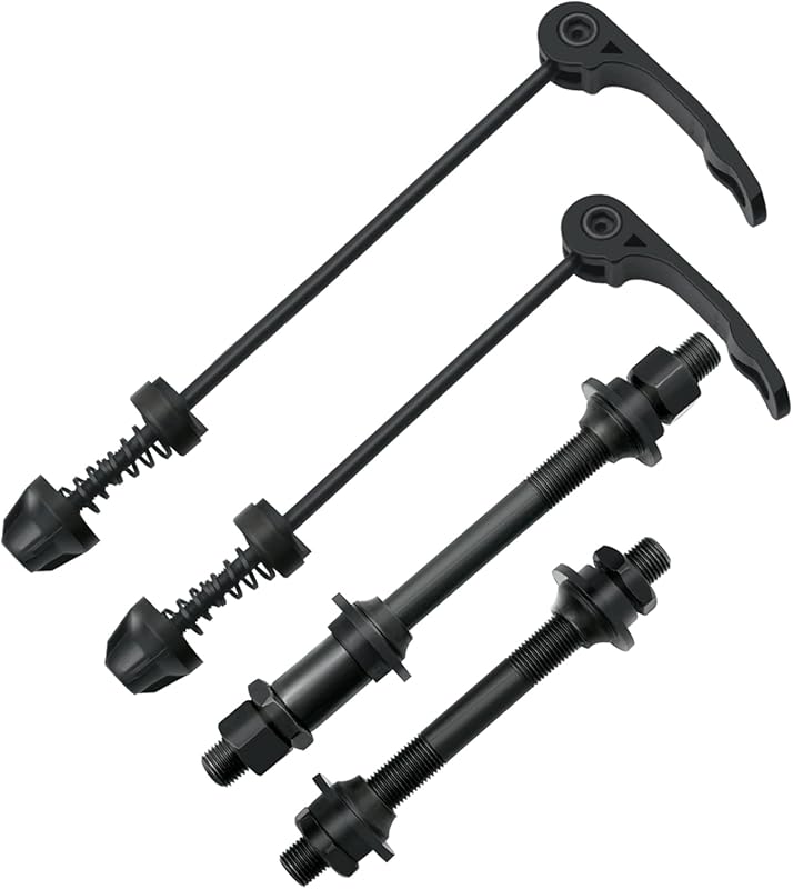 AiTuiTui Quick Release Axle Skewer Pair for Front & Rear Mountain, Roa