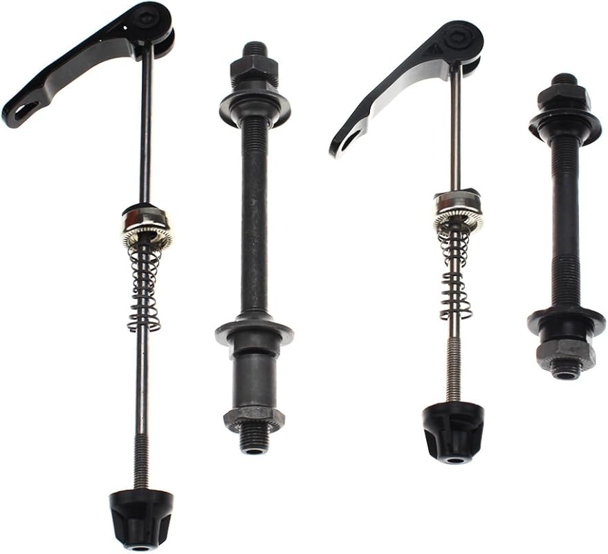 CYSKY Quick Release Skewer Pair for Front & Rear Wheels on Road, MTB &