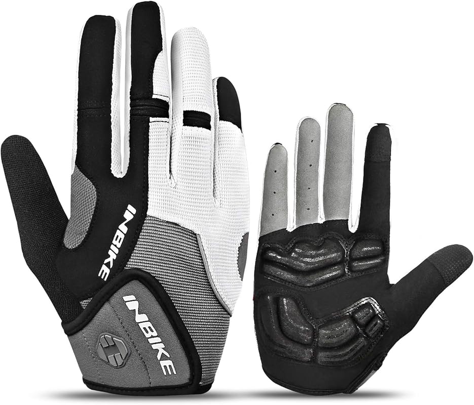 INBIKE 5mm Gel Padded Breathable Men's Cycling Gloves for Comfort