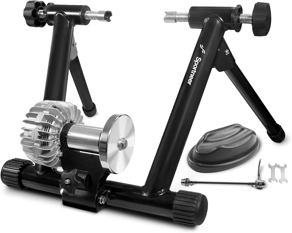Sportneer Fluid Bike Trainer – Auto Resistance Control Stationary Bike