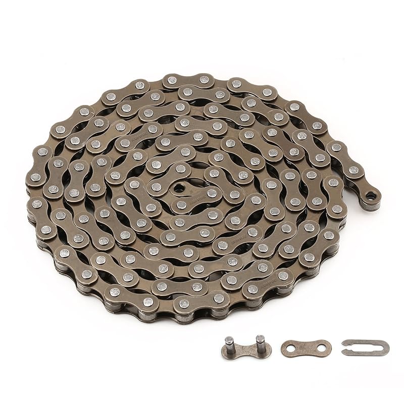 ZONKIE Single-Speed Bike Chain, 116 Links, 1/2