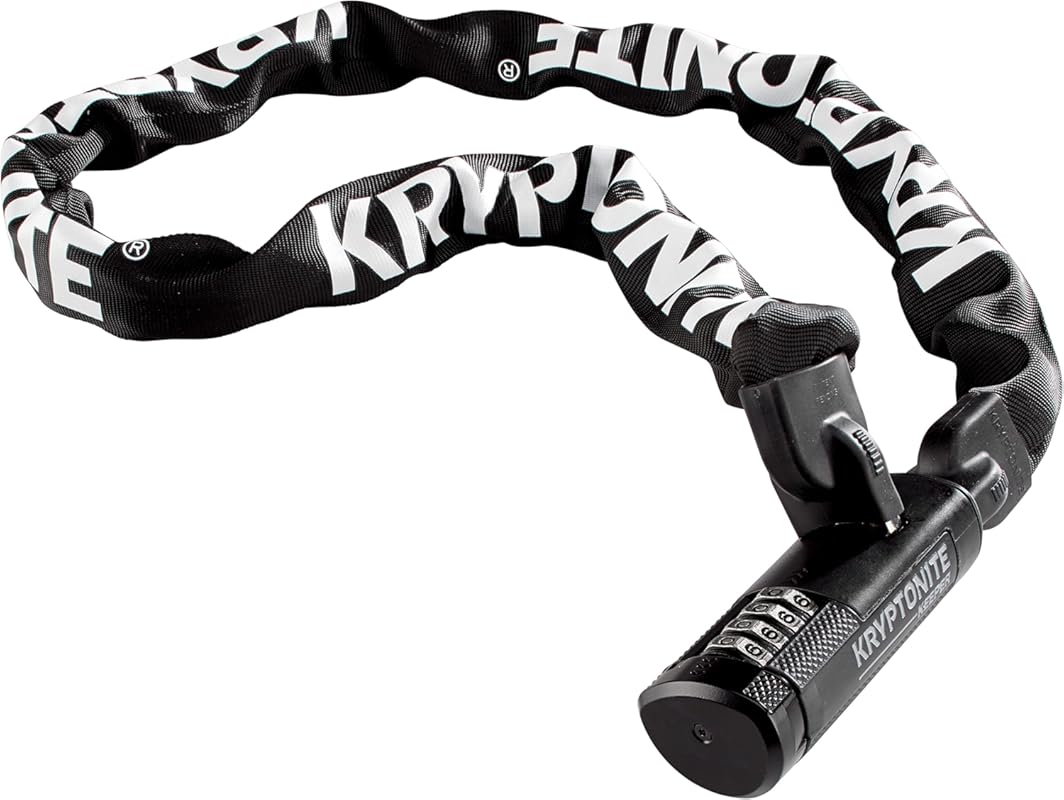 Kryptonite 712 Combo Chain Lock 4ft 7mm Heavy Duty Anti-Theft