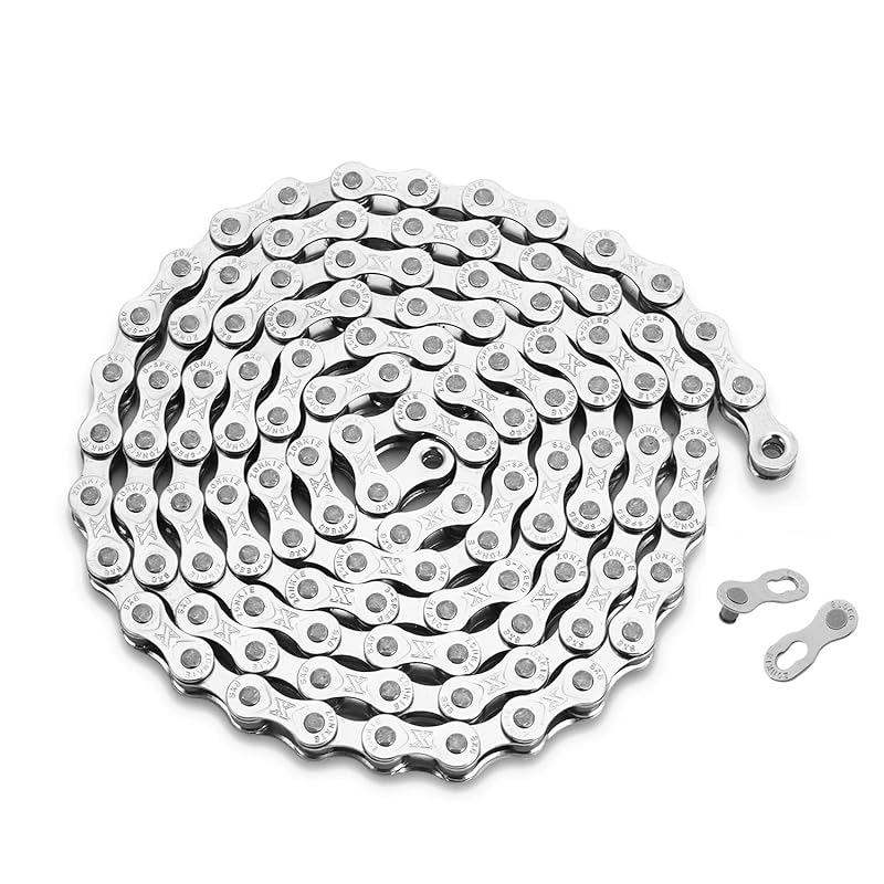 ZONKIE 116 Link 6/7/8 Speed Bike Chain 1/2x3/32 Inch