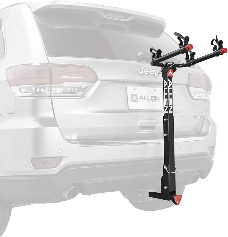 Allen Sports Deluxe Locking 2-Bike Hitch Carrier for 2-Inch & 1¼ Inch
