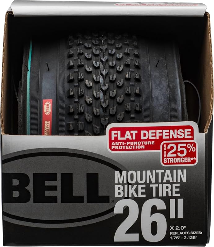 Bell Flat Defense Durable Mountain Bike Tire for Puncture Protection