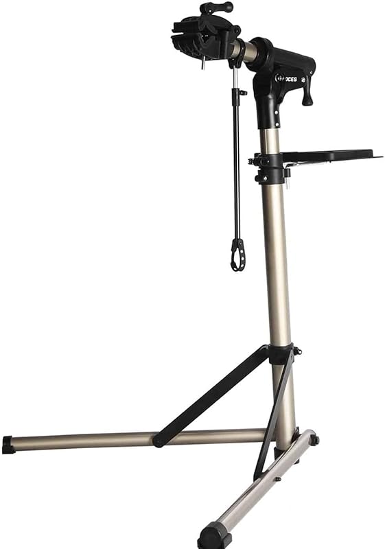 CXWXC Adjustable Folding Bike Workstand, Lightweight Bicycle Repair St