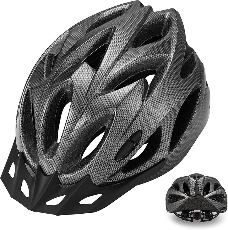 Zacro Adult Bike Helmet, Lightweight, Removable Pads & Visor, CPSC Cer