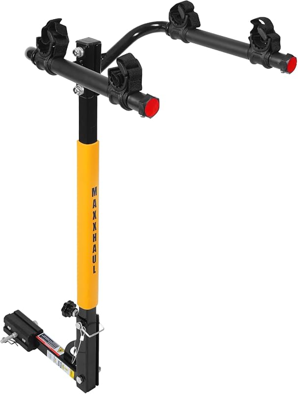 MaxxHaul 2-Bike Hitch Mount Rack for Cars, Trucks, SUVs & Minivans - 1