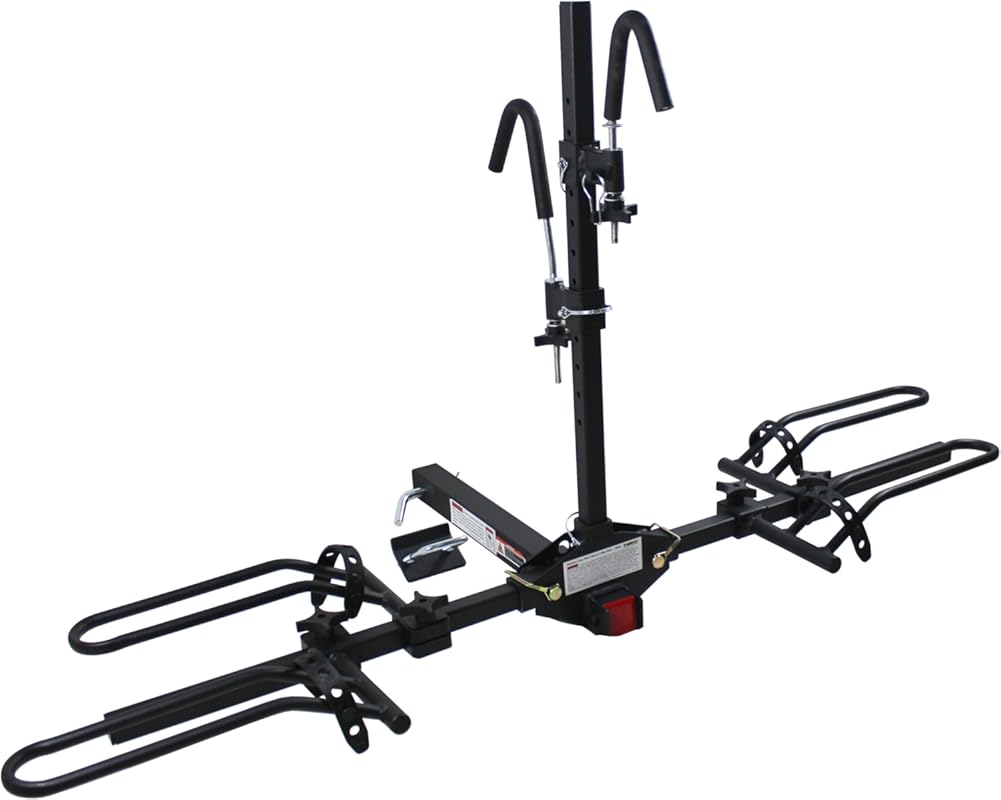 Allen Sports Deluxe 4-Bike Hitch Mount Rack with 2-Inch Receiver, Blac