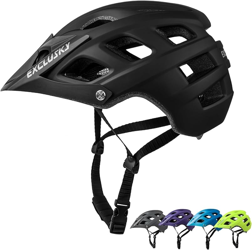 Lightweight Adjustable MTB Helmet with Visor for Men & Women