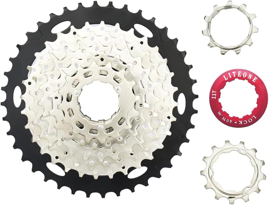 8-Speed Cassette 11-42T or 11-40T for Mountain, Road & SRAM Shimano Bi