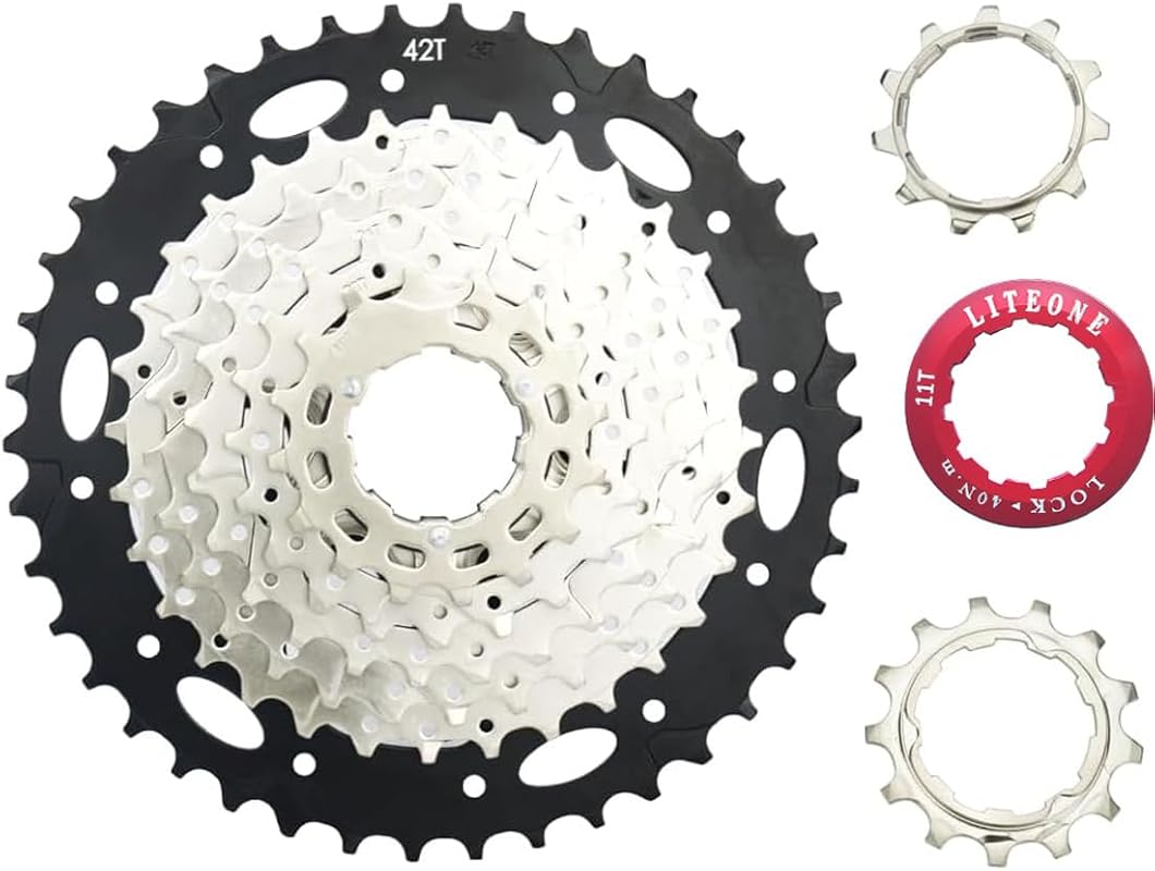 8-Speed Cassette 11-42T Compatible with SRAM, Shimano & MTB Bikes