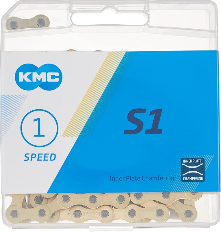 KMC S1 Bike Chain, High-Performance Single Speed Cycling Chain for Roa