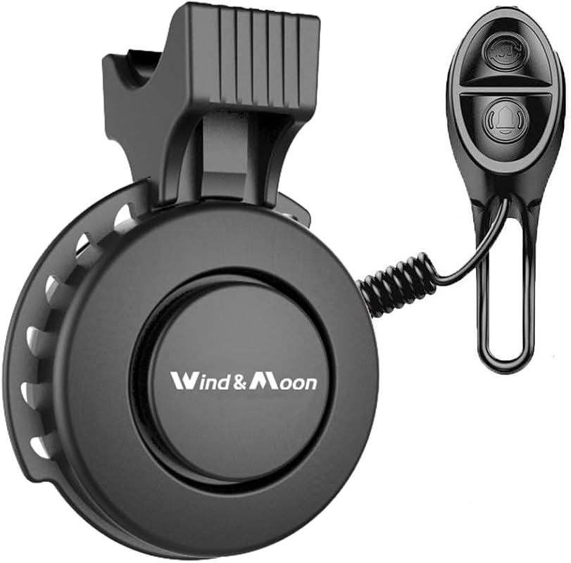Electronic Bike Horn 120dB: 4 Sound Modes with Rechargeable Battery fo