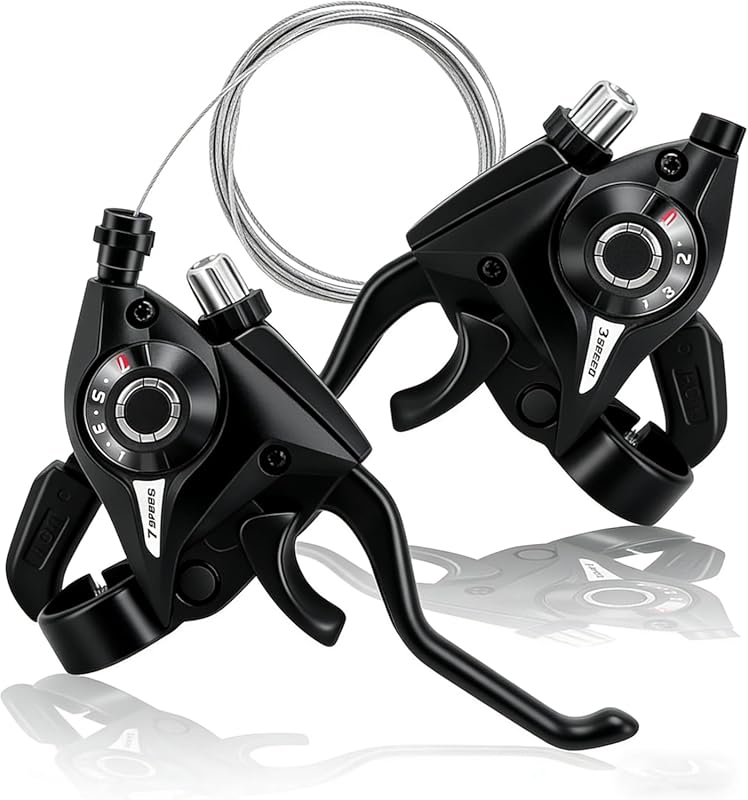 3x7 Speed Bike Shifter Brake Levers 21-Speed Integrated Gear Set MTB R
