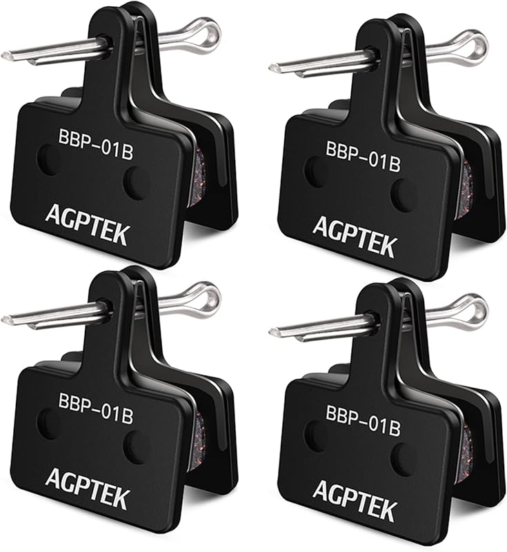 AGPTEK High-Performance Semi-Metallic & Resin Bike Disc Brake Pads for