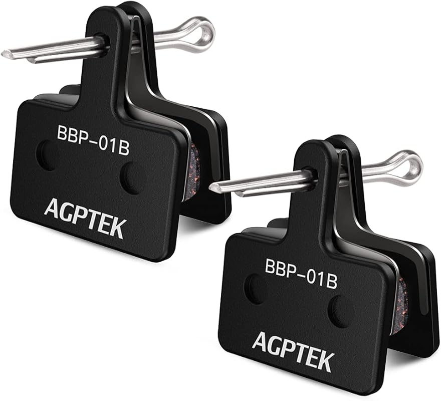 AGPTEK High-Performance Semi-Metallic & Resin Bike Disc Brake Pads for
