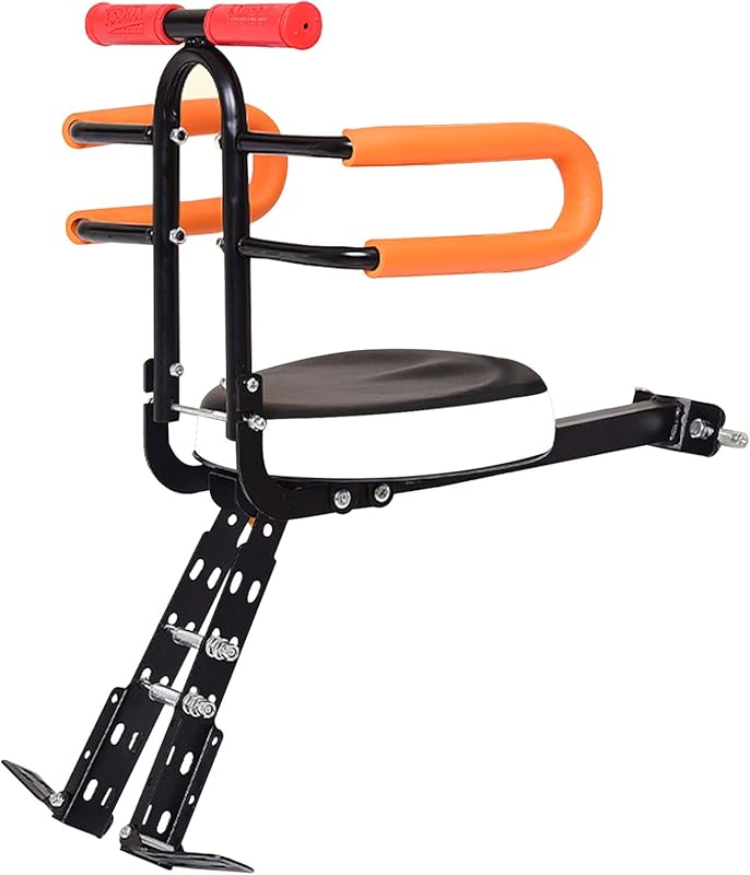 Together-life Foldable Child Bike Seat with Guardrail & Pedal for Moun