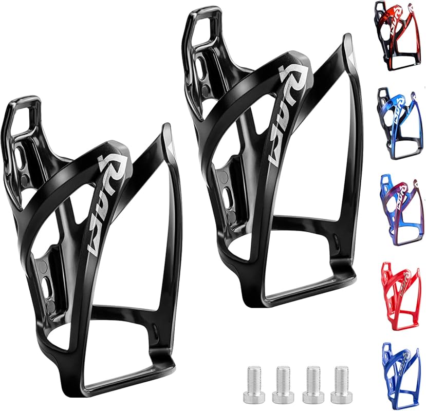 Suruid Ultra-Light Bicycle Water Bottle Cage, Universal Fit for Road &