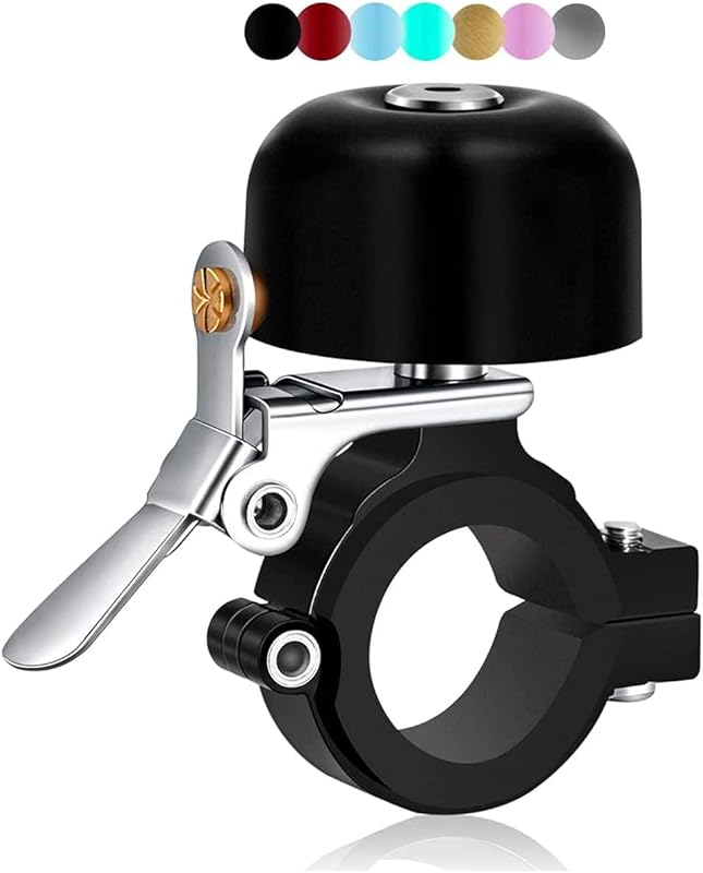 Classic Brass Bicycle Bell, Retro Loud Sound, Universal Fit for Kids &