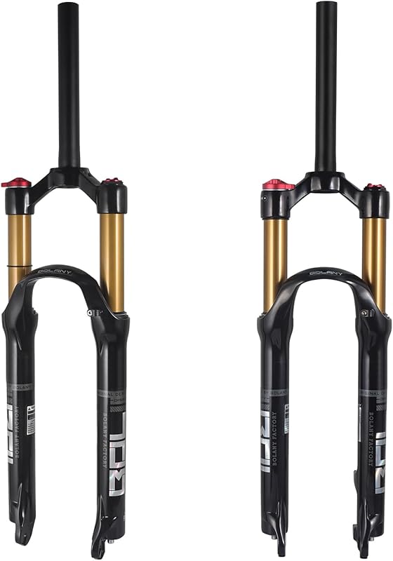 BOLANY Magnesium Alloy Suspension Fork, Tapered & Straight Steerer, Ma