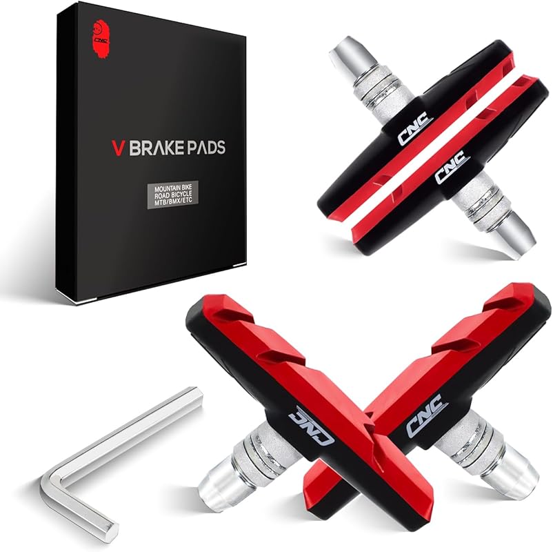 CNC 70mm V-Brake Pads for Mountain/Road/Kids/MTB/Cycle Bikes