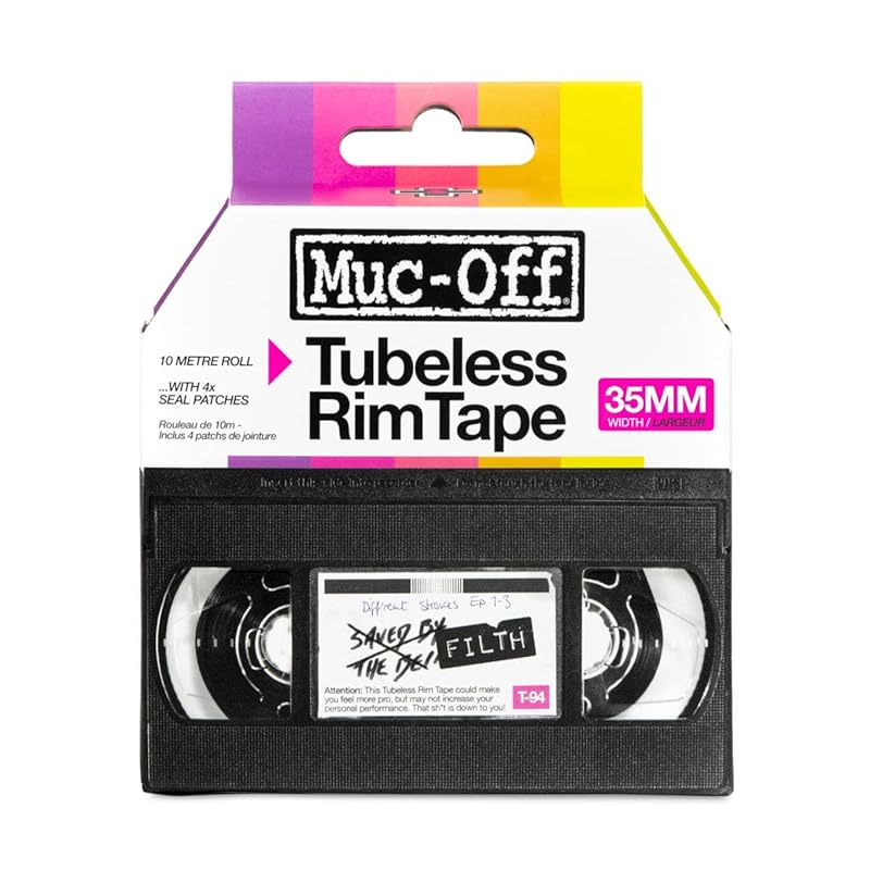 Muc-Off Tubeless Rim Tape 35mm Adhesive Bike Tire Liner for MTB Road G