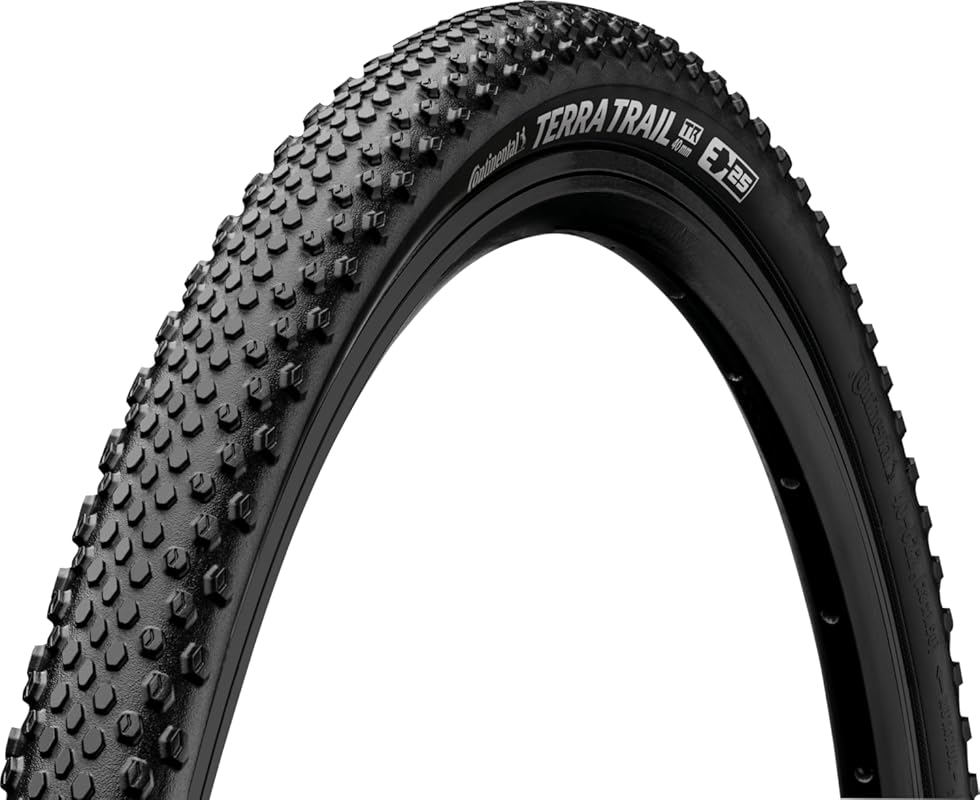 Continental Terra Trail Black Tubeless Gravel Tire with Fast Rolling &