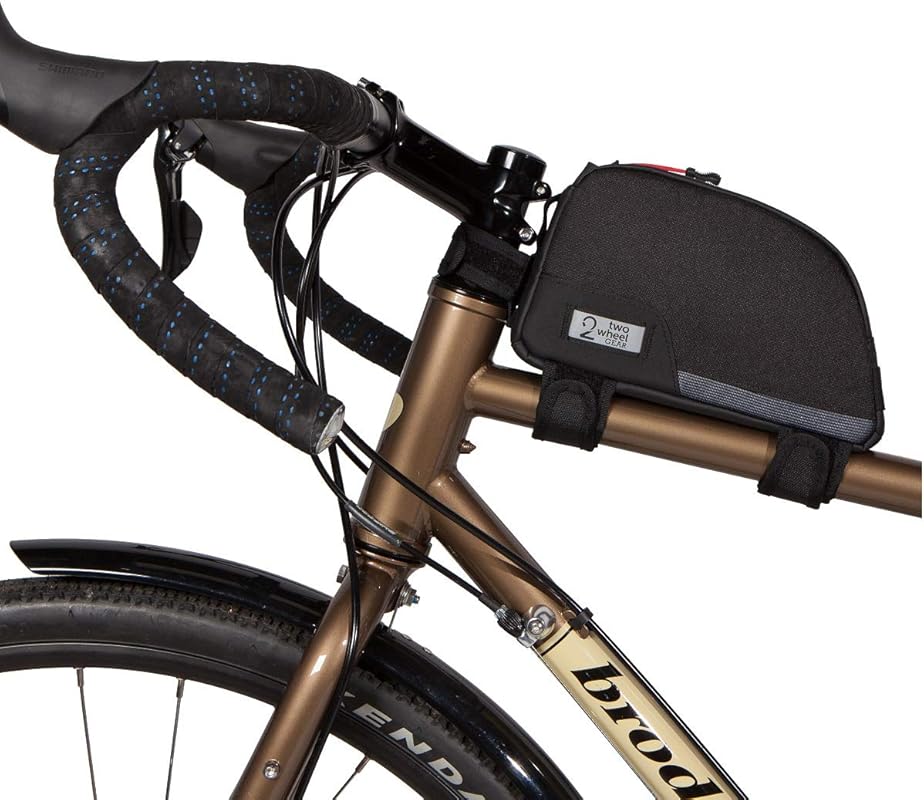 Two Wheel Gear Commute Top Tube Frame Bag, Water Resistant, 1L