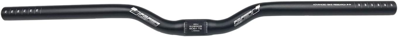 Lightweight Aluminum Alloy MTB Handlebar, 25.4mm x 600mm, Flat/Riser B