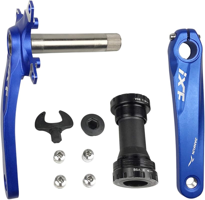 170mm 104 BCD Mountain Bike Crank Arm Set with Bottom Bracket & Bolts,