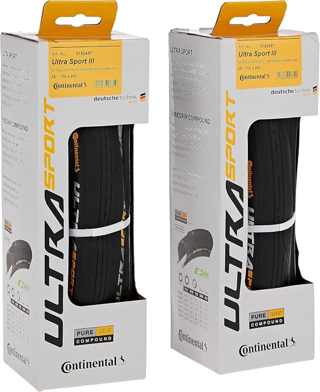 Continental Ultra Sport III Road Tire – Versatile Modern Tread, PureGr